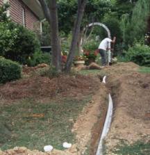 new sprinkler installation done by our irrigation contractors in Fairfield