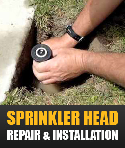 our Fairfield sprinkler repair techs can repair and install sprinkler heads